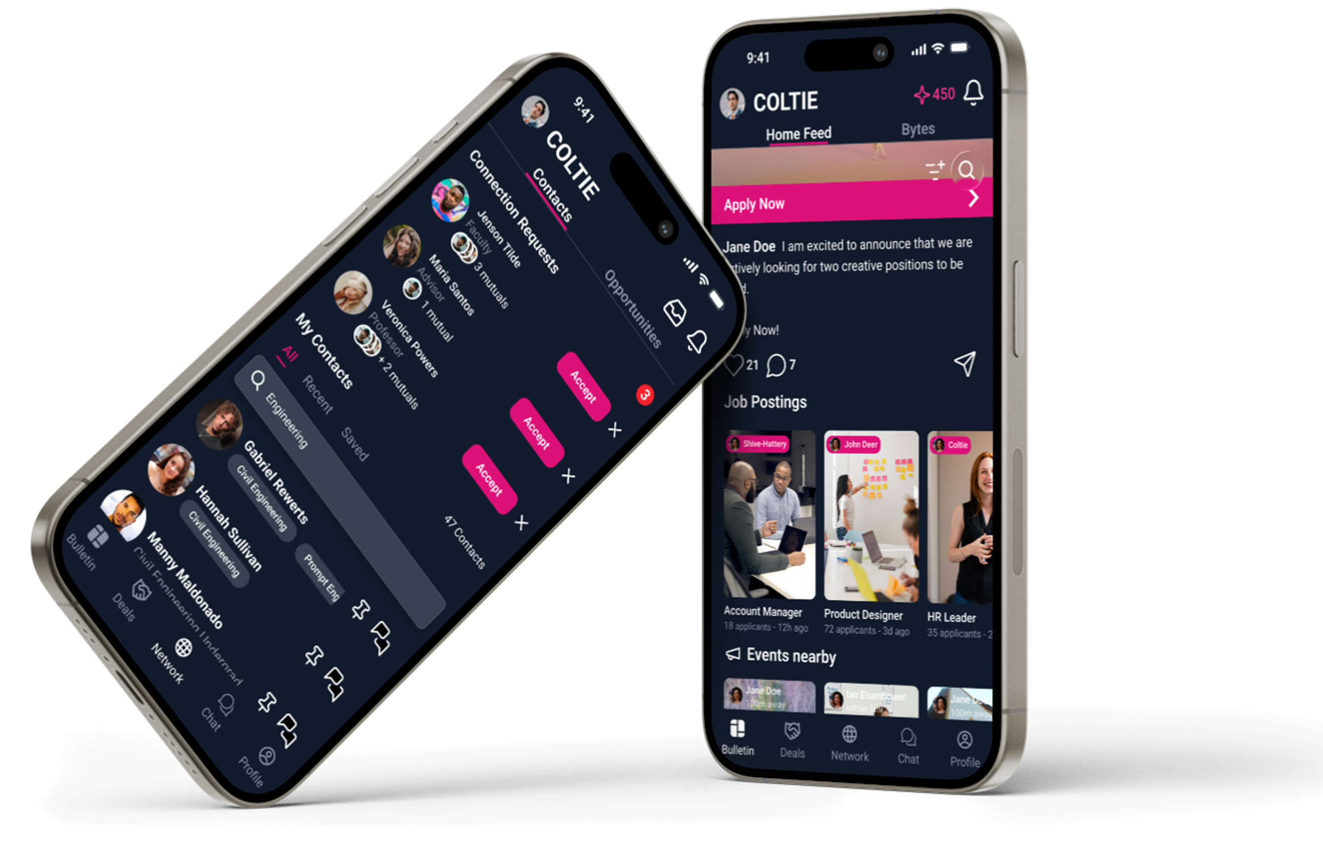 Showcase your work. Discover *mentors*. Stay connected.